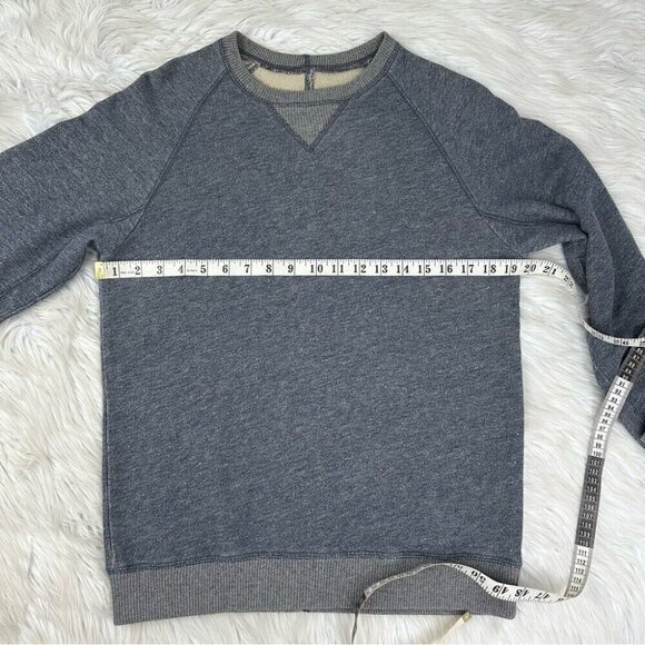 Life After Denim Men's Blue Crew Neck Athletic Long Sleeve Sweatshirt Small/C39 - Picture 8 of 9